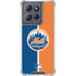 MLB New York Mets Split Moto G Play 5G (2025) Clear Case